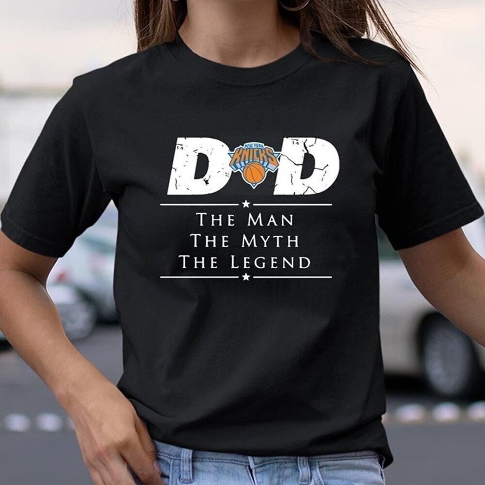 New York Knicks Dad The Man The Myth The Legend Retro Basketball Fan Collector